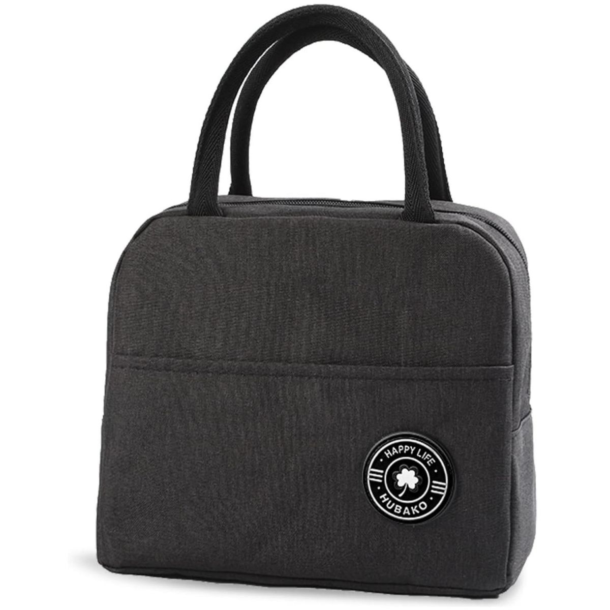 GENERICO - Lonchera Bolsa Termica 1L 21x13x23cm Negro Kawaii