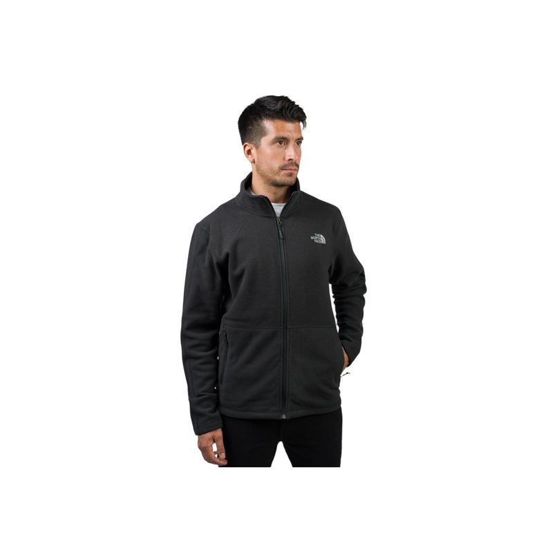 THE NORTH FACE - Polar M Texture Cap Rock Full Zip Negro THE NORTH FACE