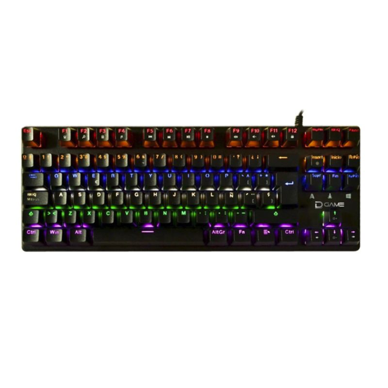 DATACOM - Teclado Mecánico Gamer Rgb Switch Blue Español Lat