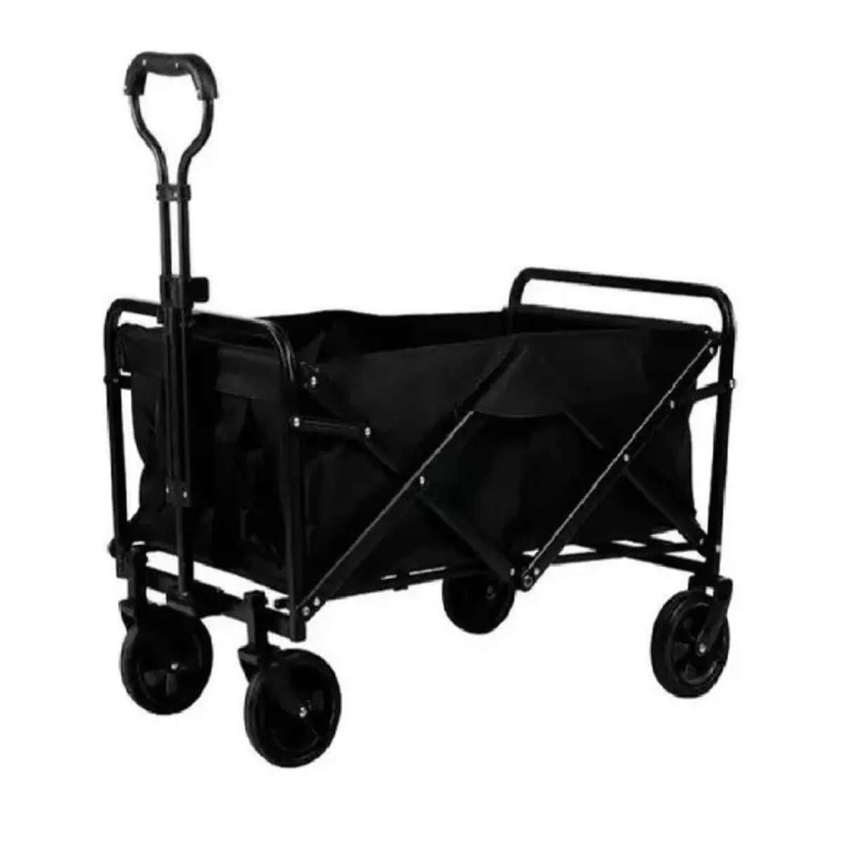 ANGELES DEL HOGAR - Carrito Para Compras Plegable Ideal Para El Camping Pro Max Color Negro
