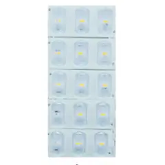 OEM - TIRA LED PLACA X 3 LED LUPA SET X 10 PCS CON ADHESIVO
