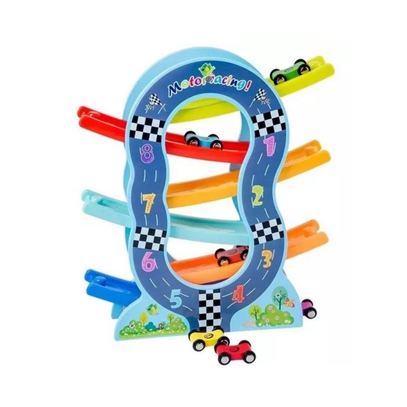 JUGUETON - Juego Deslizamiento Autos Pistas