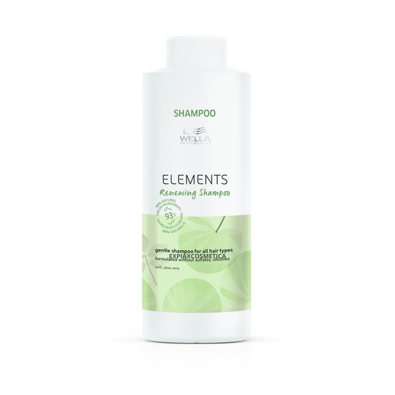 WELLA - Shampoo Elements Renewing 1000ml Wella  Sin Sulfatos Sin Parabenos