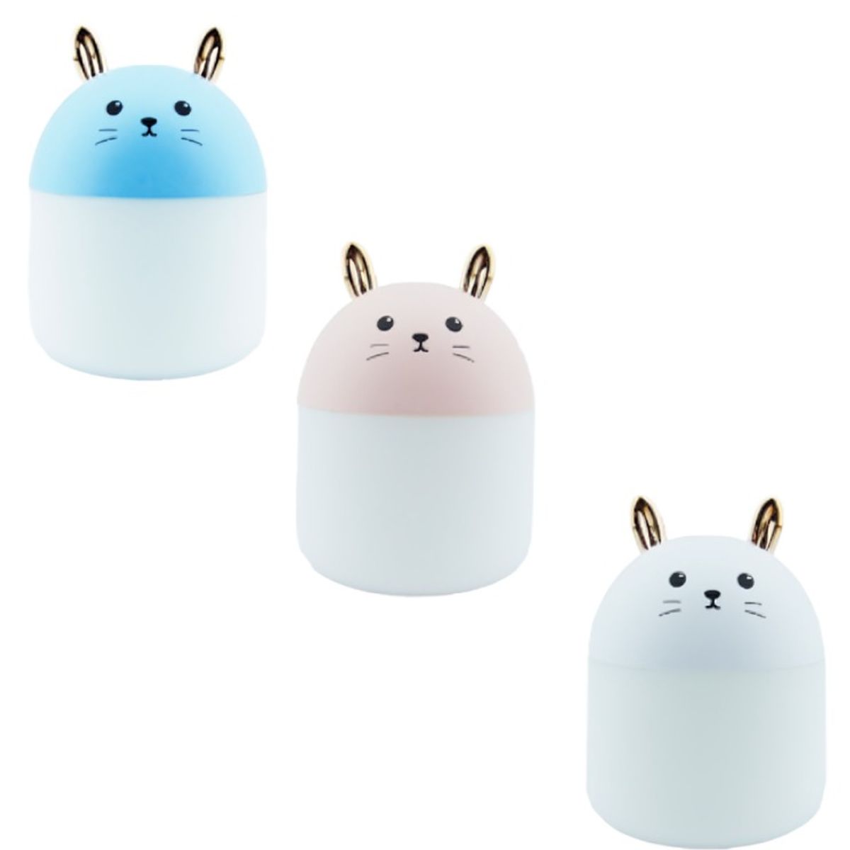 OEM - HUMIDIFICADOR MODGATITO CON LED 250ML RECARGABLE