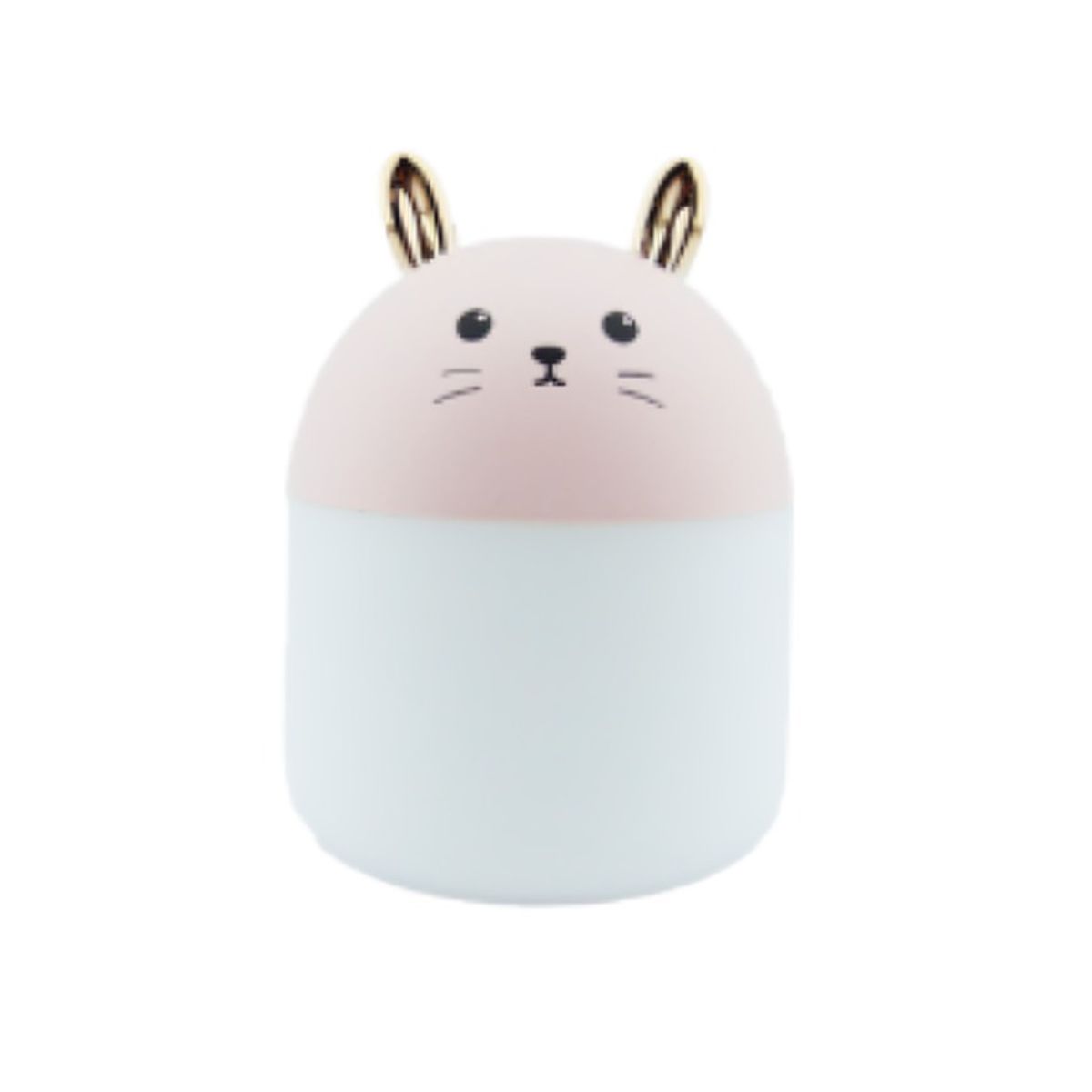OEM - HUMIDIFICADOR MODGATITO CON LED 250ML RECARGABLE ROSADO
