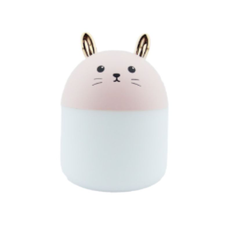 OEM - HUMIDIFICADOR MODGATITO CON LED 250ML RECARGABLE ROSADO
