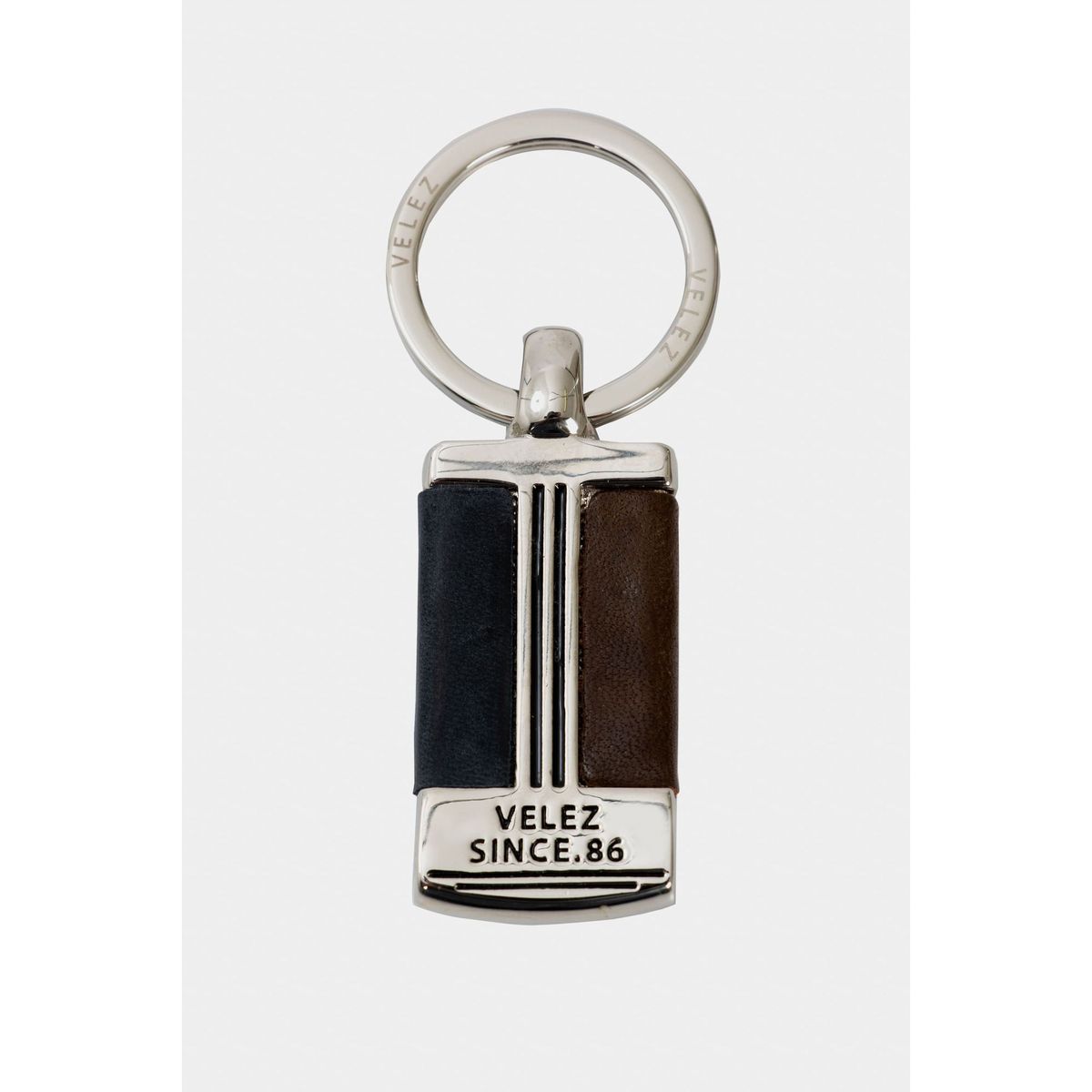 VELEZ - Vélez Llavero Cuero Argolla Combinado