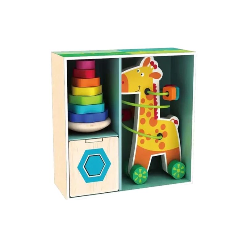 ACOOLTOY - Juguete Set De Motricidad Jirafa 3 en 1