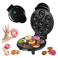 GENERICO - Maquina Mini 7 Donas Postres Antiadherente