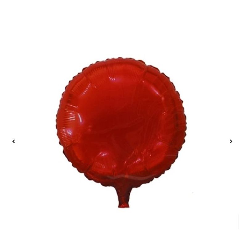 GENERICO - Globo Redondo Rojo 18 Pulgadas