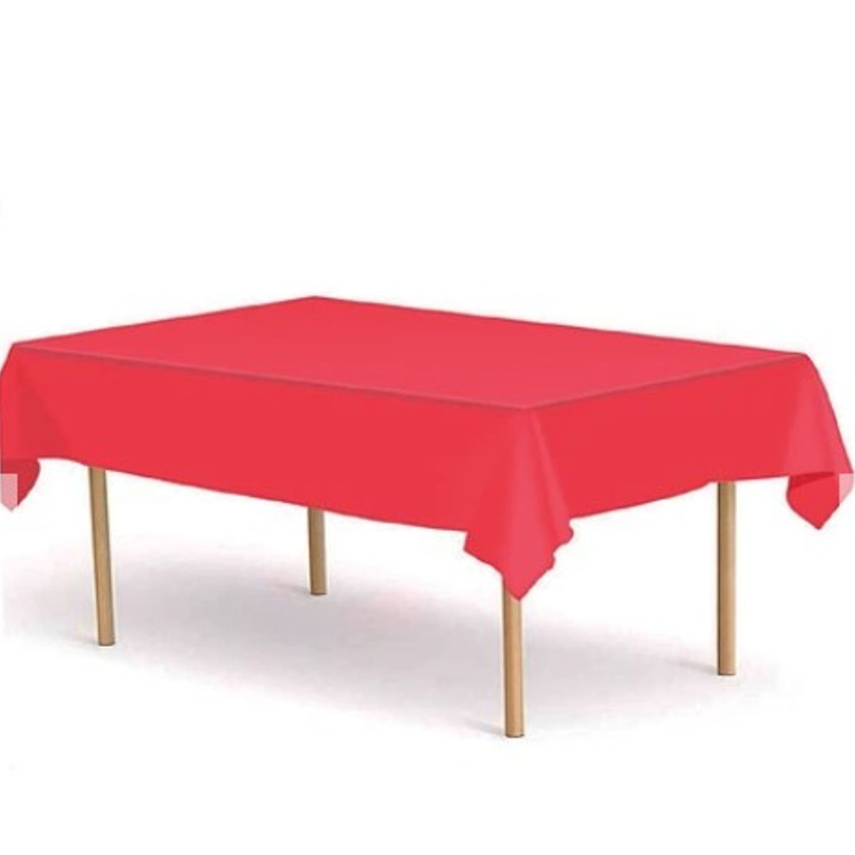 GENERICO - Mantel Plastico Rojo Para Fiestas
