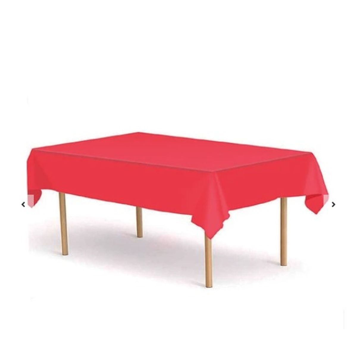GENERICO - Mantel Plastico Rojo Para Fiestas