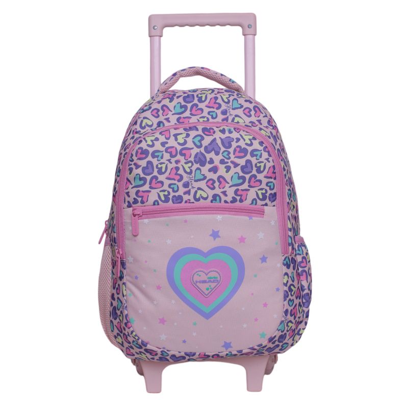 HEAD - Mochila Carro Intantil Niña Strong Corazon Rosado Head