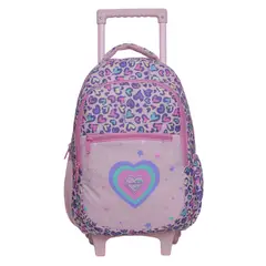 HEAD - Mochila Carro Intantil Niña Strong Corazon Rosado