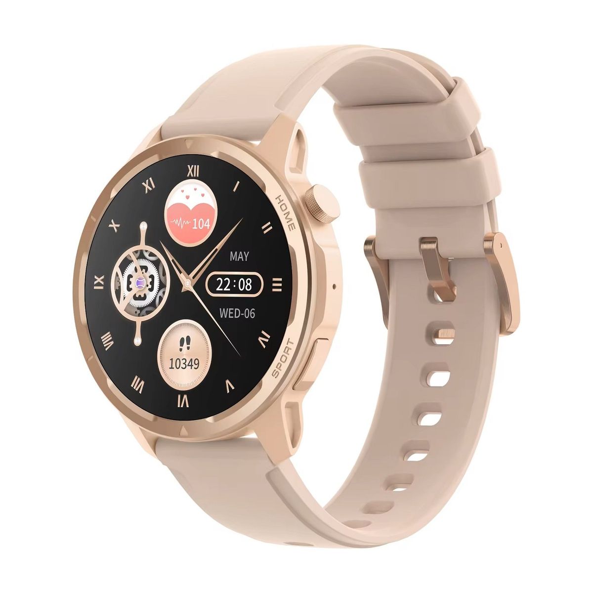 STARTECHOFFICE - Smartwatch de Lujo S52M 360X360 IP68 230mAh Compatible IOS Android Notificaciones IP67