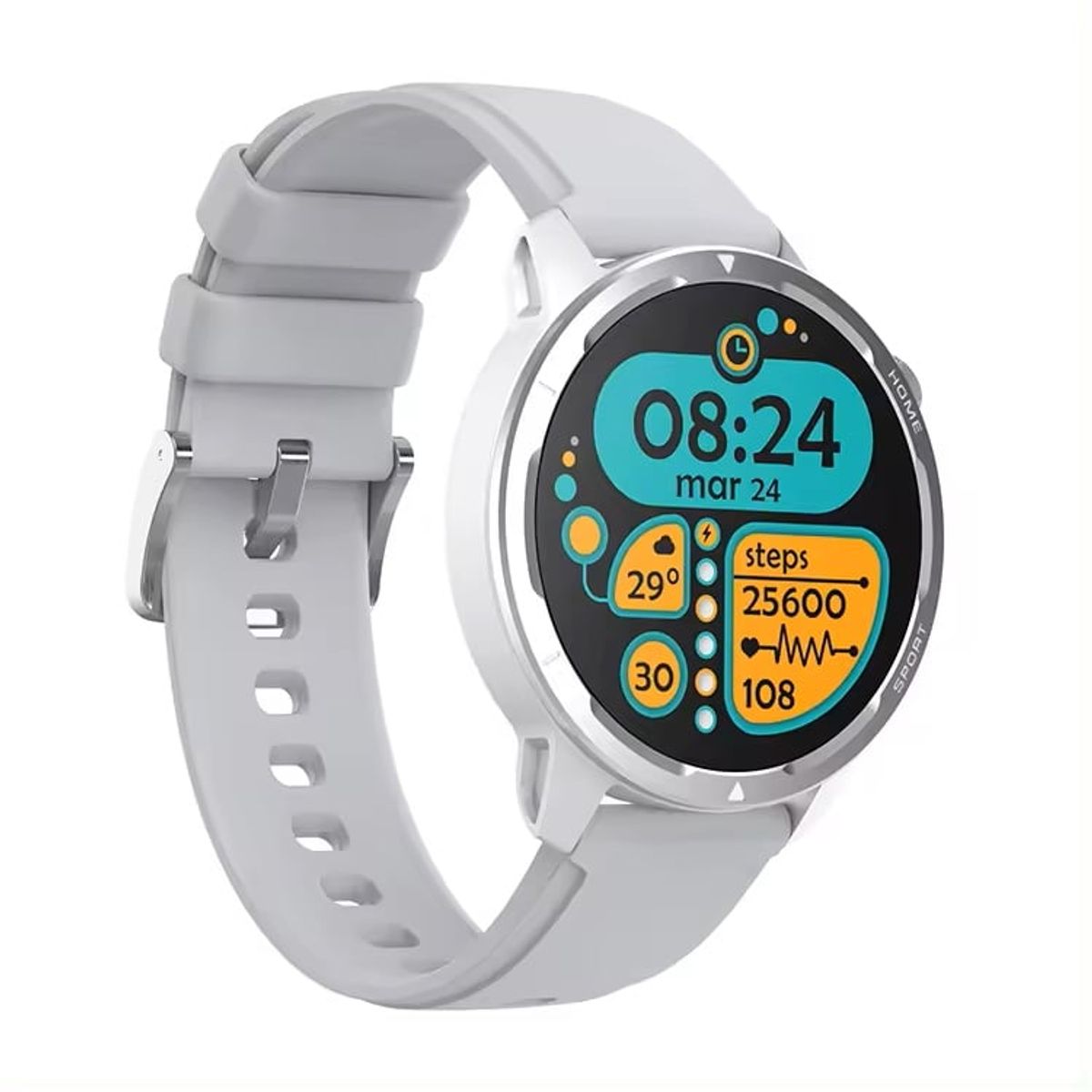 STARTECHOFFICE - Smartwatch de Lujo Pantalla Alta Definición Compatible IOS Android Notificaciones 230mAh IP67