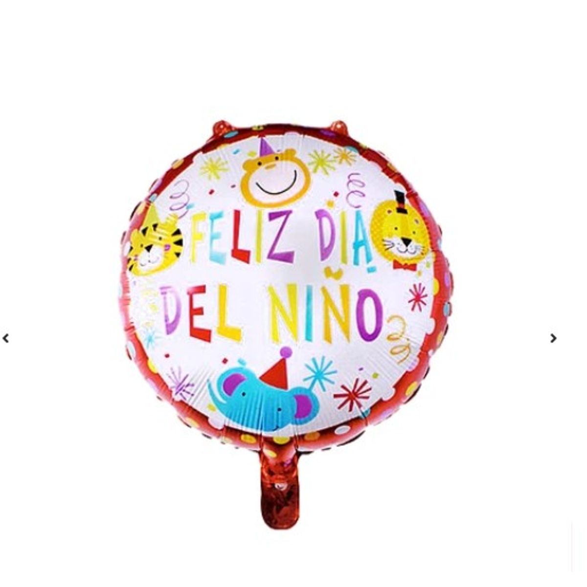 GENERICO - Globo Metálico Redondo Feliz Día Del Niño 45Cm
