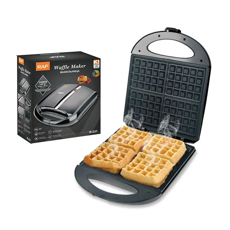 GENERICO - WAFLERA MAQUINA ELECTRICA WAFLES MERIENDAS DELICIOSO RONDON