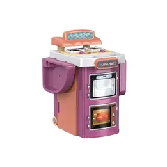 GENERICO - Juguete Set Maleta Cocina 49 Piezas 2 En 1 Infantil Rosa