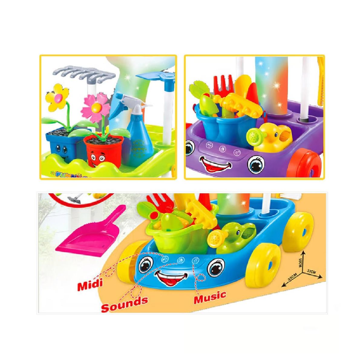 GENERICO - Juguete Set De Jardineria Con Luces Y Sonidos Infantil