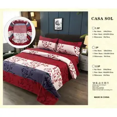 GENERICO - JUEGOS DE SABANA 200 HILOS DE ALGODON 1.5 - DISEÑO
