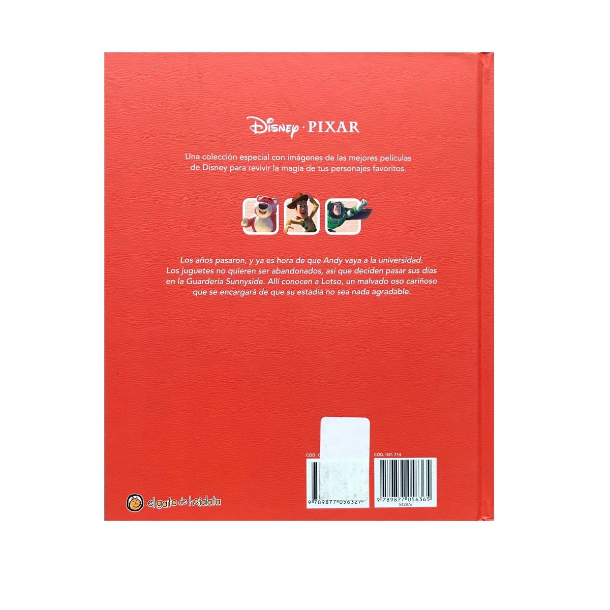 EL GATO DE HOJALATA - Libro Infantil Toy Story 3 Disney  Pixar