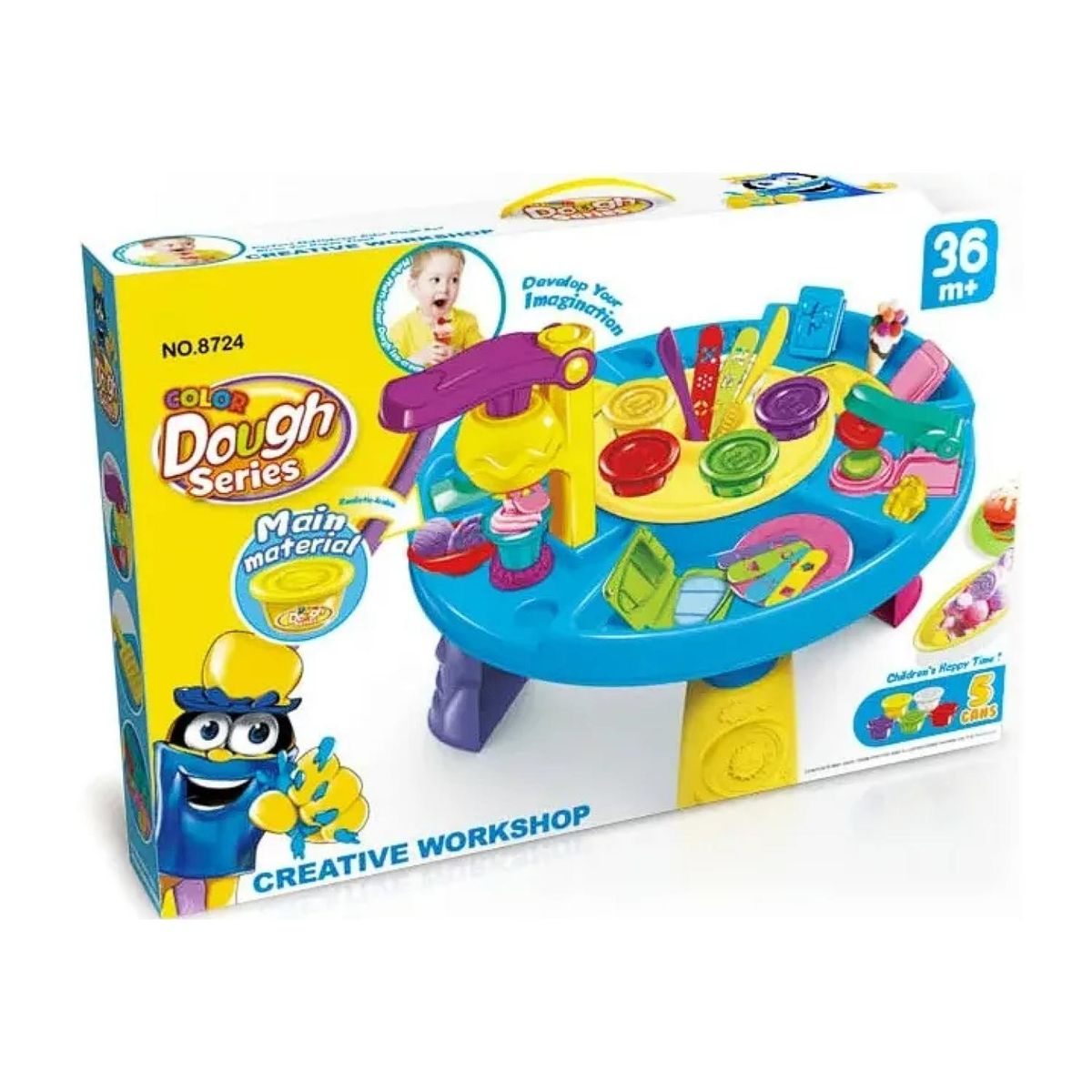 GENERICO - Juguete Mesa Didactica Con Accesorios Plasticina Infantil