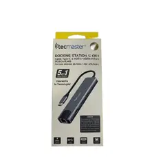 TECMASTER - Adaptador Dock Station 5 en 1 TM-100541