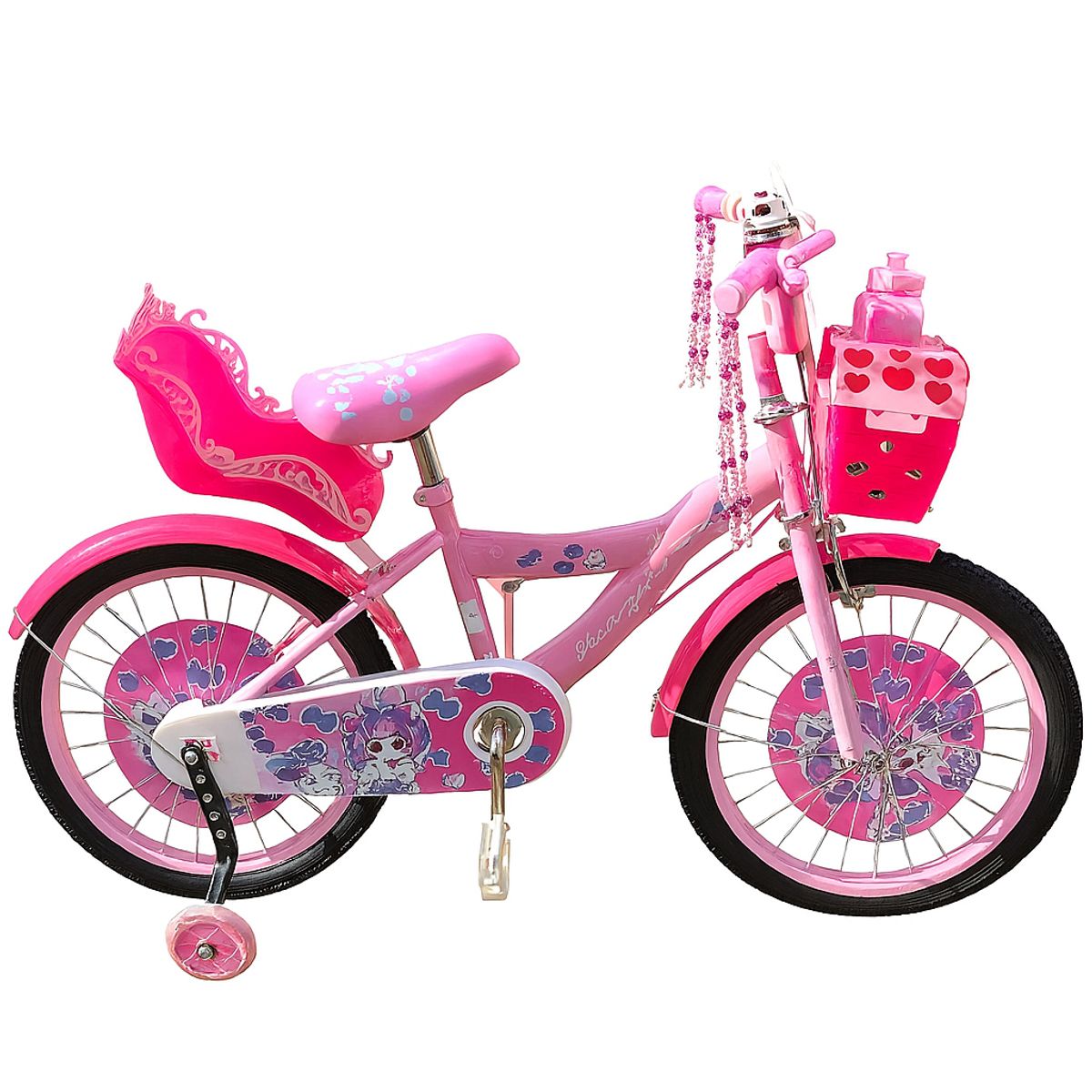 GENERICO - Bicicleta Infantil Rosada Bike Aro 20 Niña Cod 108