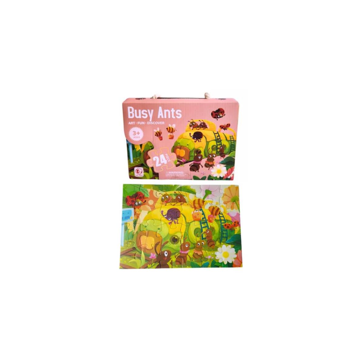 GENERICO - Rompecabezas De 24pcs Hormigas Ocupadas Didactico Niños +3