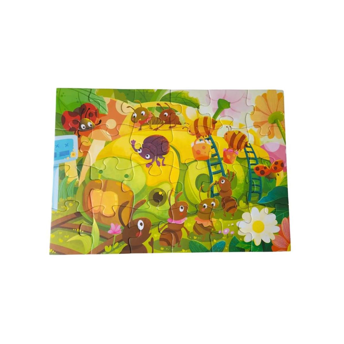 GENERICO - Rompecabezas De 24pcs Hormigas Ocupadas Didactico Niños +3