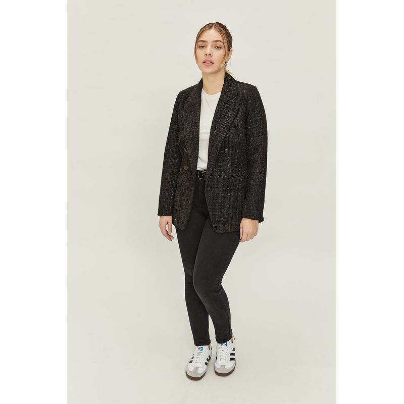 IO - Blazer Fantasia Negro iO