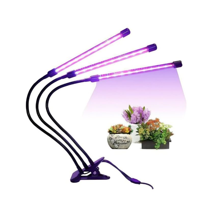 OEM - LAMPARA 72 LED UV CON USB CULTIVO INDOOR TRIPLE FOCO