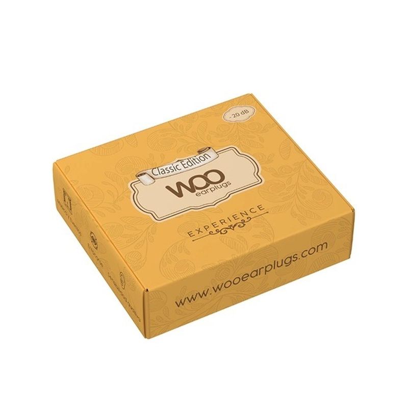 WOO EARPLUGS - Woo Earplugs Experience Classics - Tapones Auditivos 20db - Gris