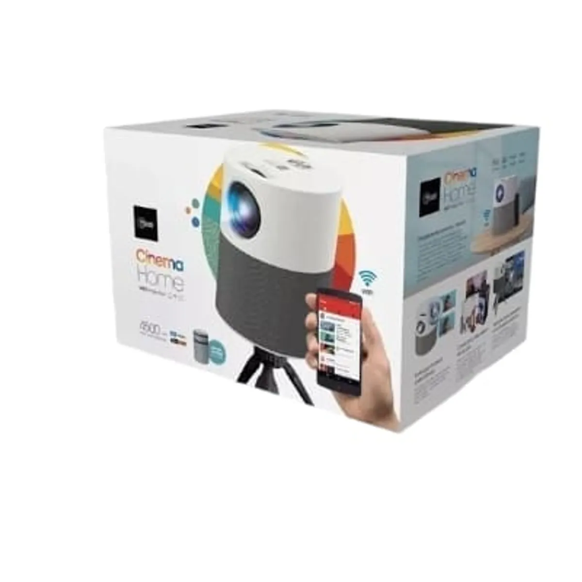 MLAB - Proyector Mlab Home Cinema Fhd 1080p Wifi 4500 Lum