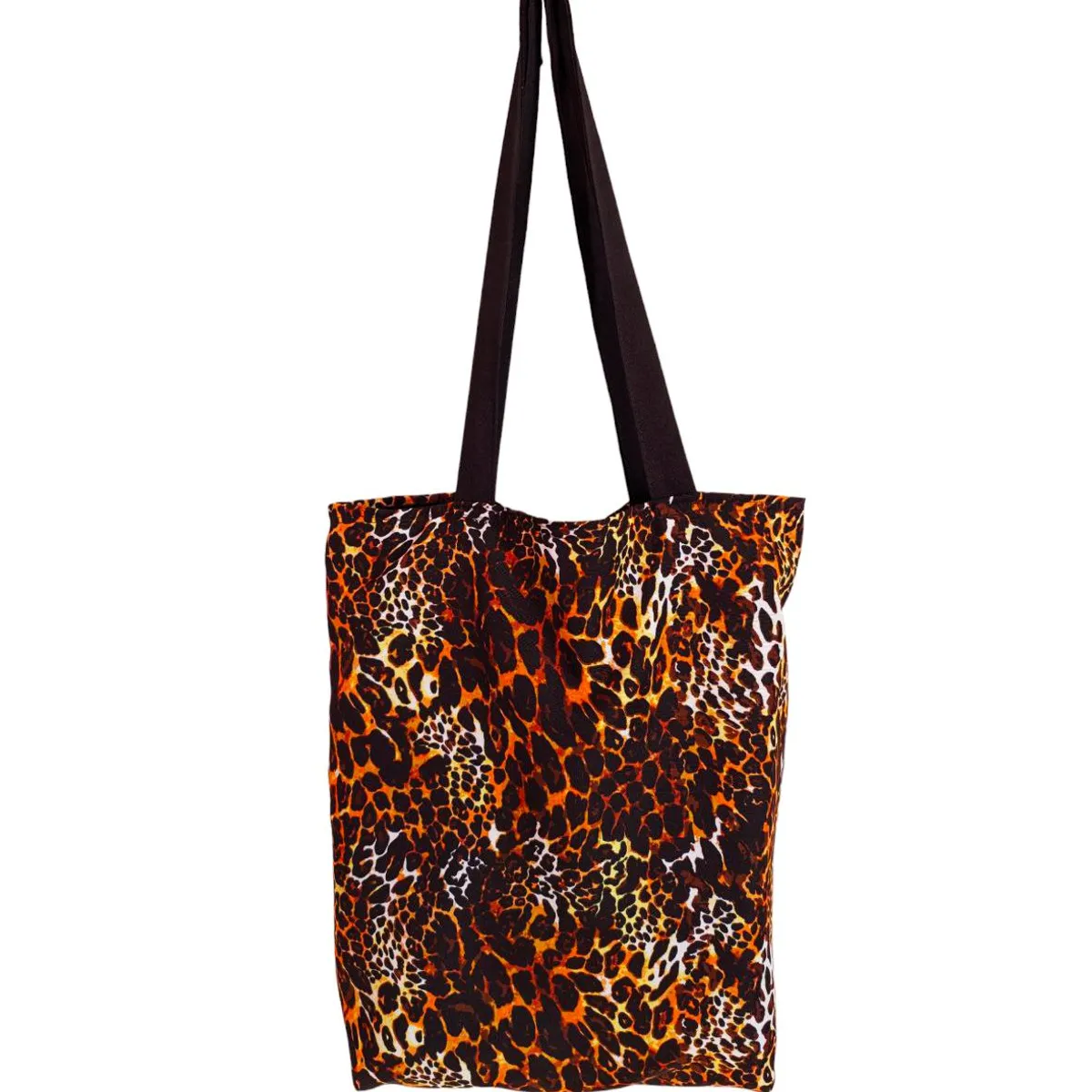 GENERICO - Bolso Totebag de tela Forrado diseño Animal Print Leopardo - Top Chic