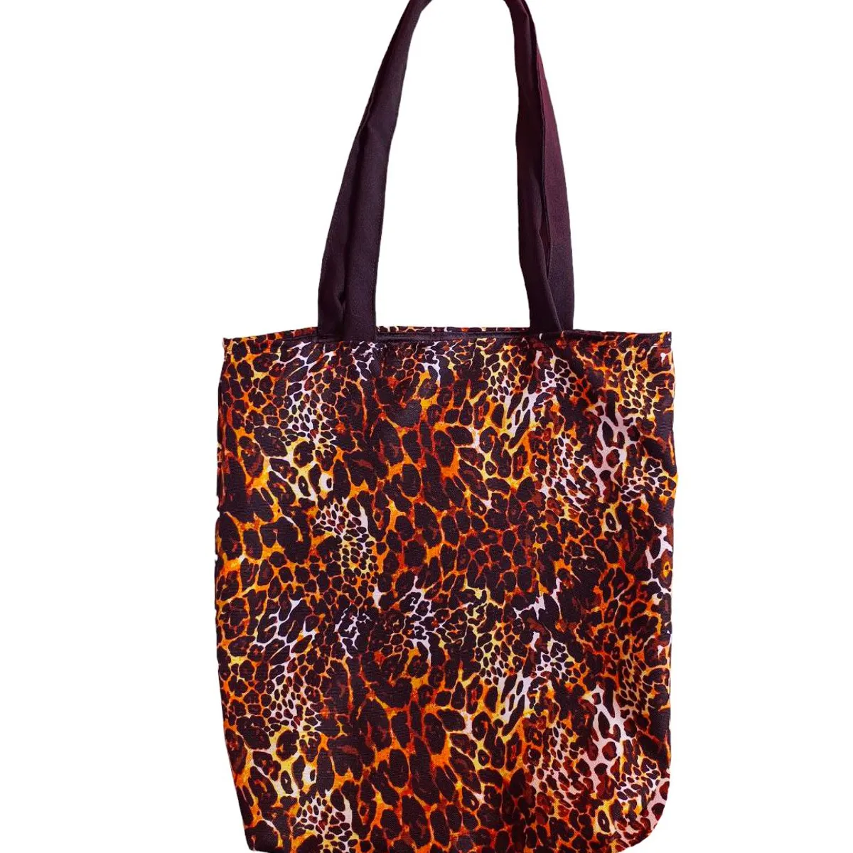 GENERICO - Bolso Totebag de tela Forrado diseño Animal Print Leopardo - Top Chic