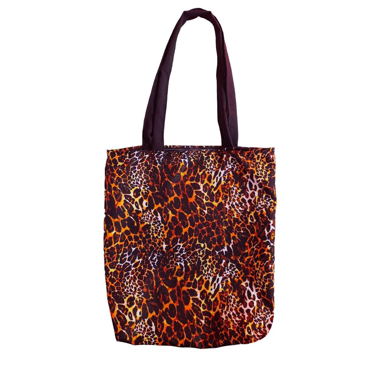GENERICO - Bolso Totebag de tela Forrado diseño Animal Print Leopardo - Top Chic
