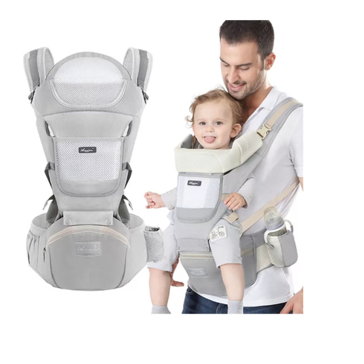 GENERICO - Mochila Porta Bebes Ergonómica