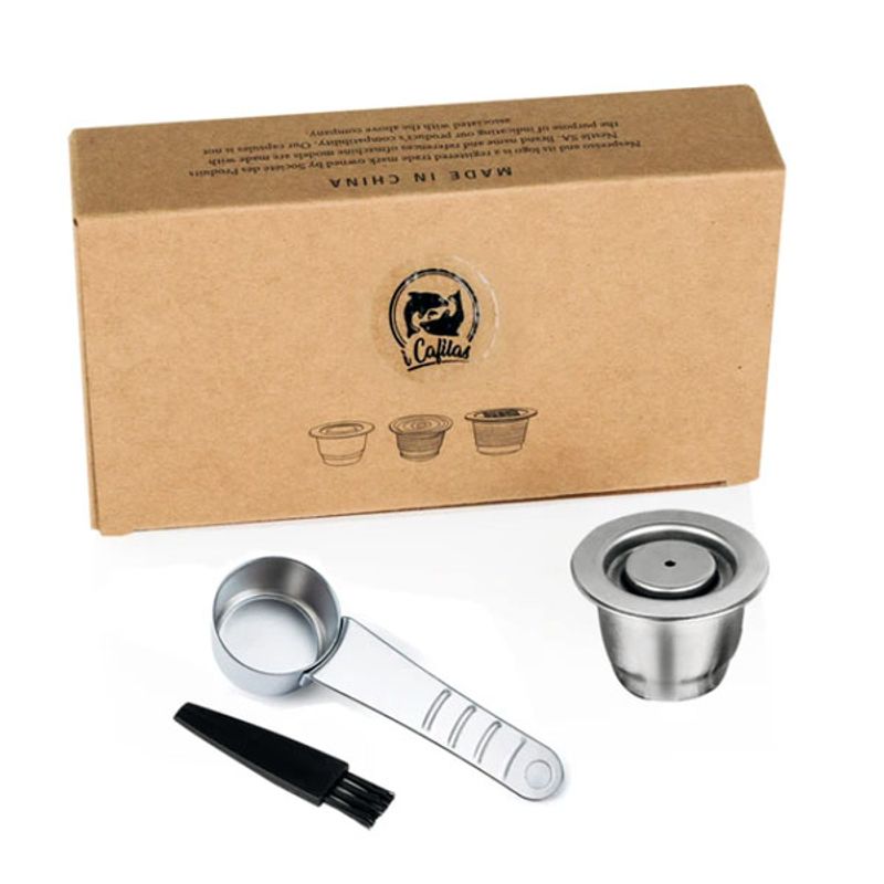 GENERICO - Capsula Nespresso reutilizable + Accesorios