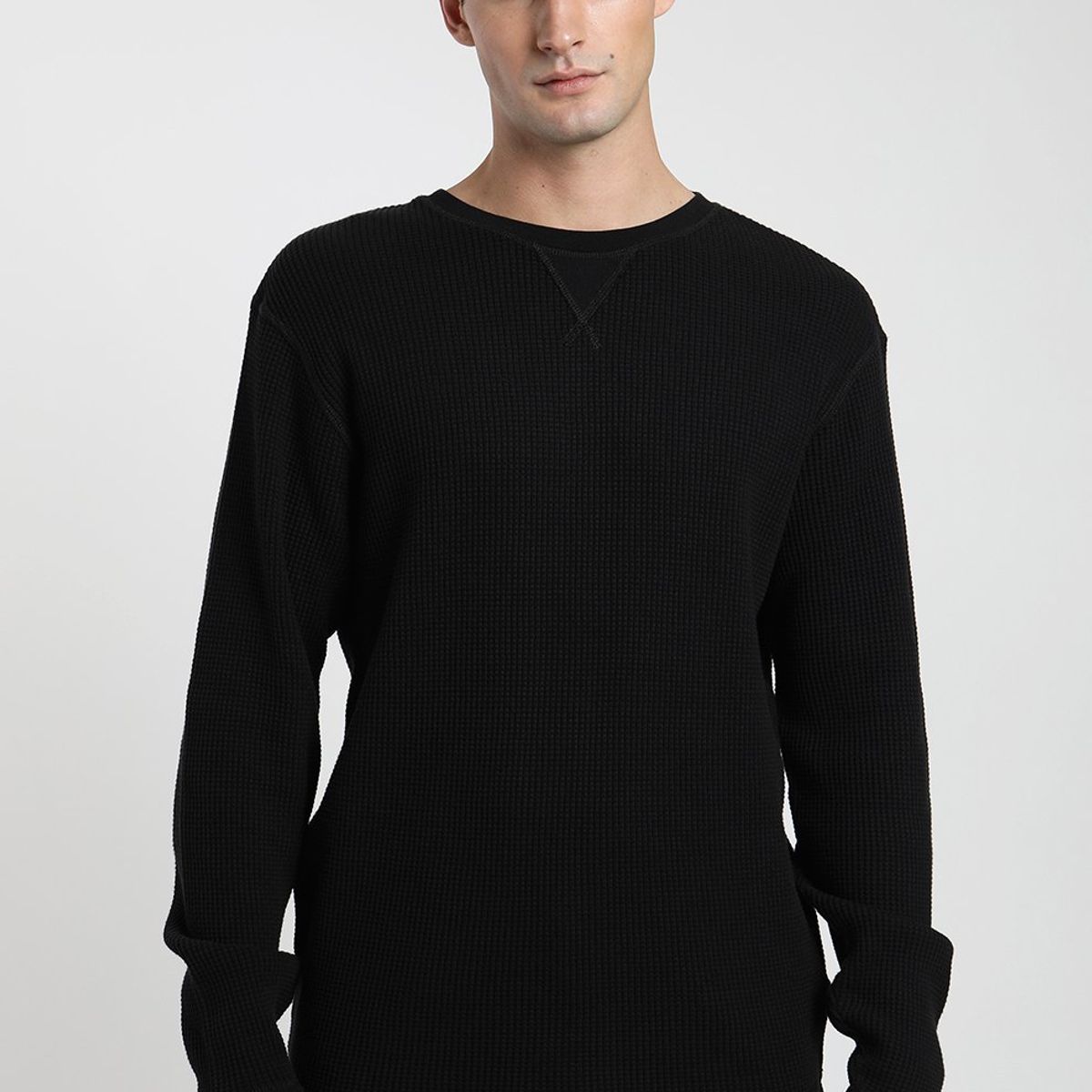 FROENS - Polerón hombre Crew negro