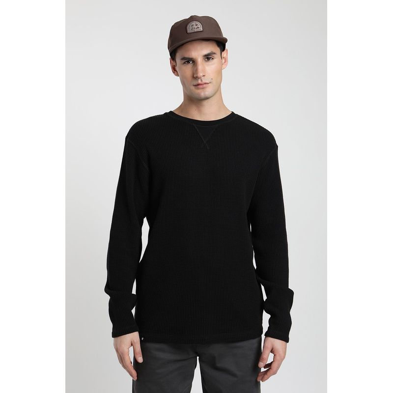 FROENS - Polerón hombre Crew negro