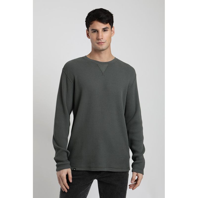 FROENS - Polerón hombre Crew verde