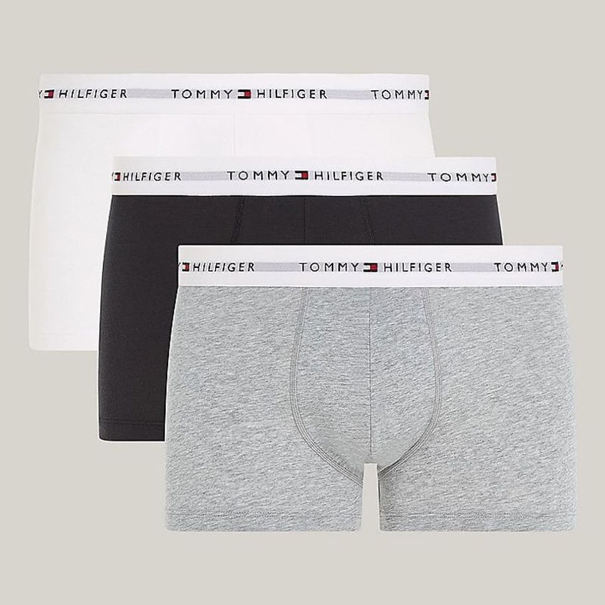 TOMMY HILFIGER - Pack De 3 Calzoncillos Trunk Essential Multicolor Tommy Hilfiger