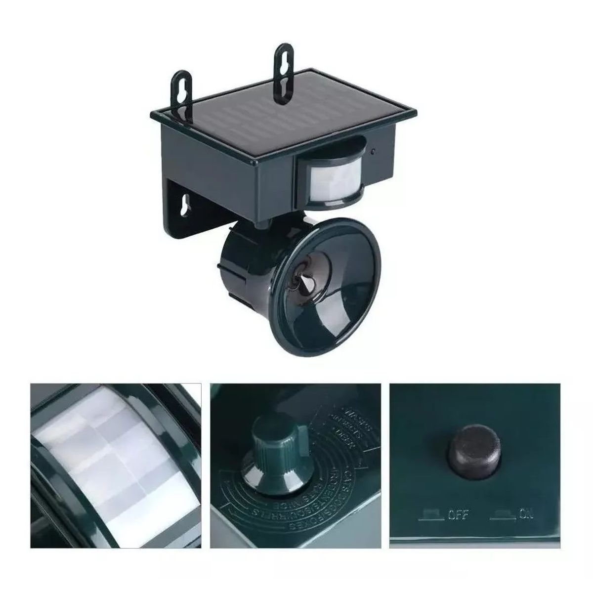 KUANGYE - Repelente Gatos Perros Conejos Roedoresaves Huyentador