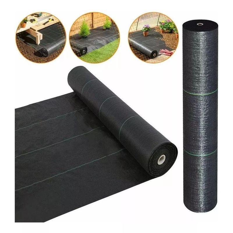 KUANGYE - Ground Cover Antimaleza De 2 X 200 m Malla Antimaleza