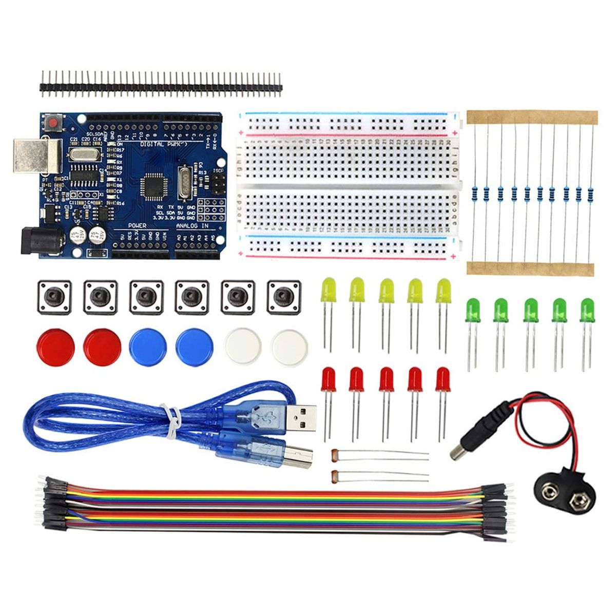 KUANGYE - Oferta Kit Inicial Arduino Uno Compatible