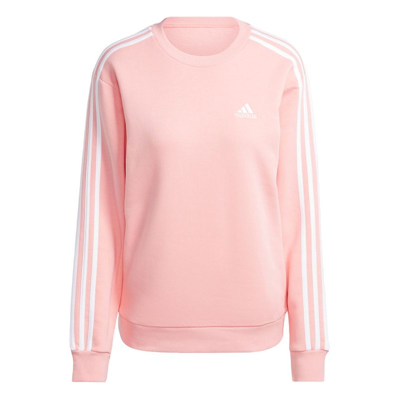 ADIDAS - Polerón Essentials 3 Tiras Tela Fleece.-
