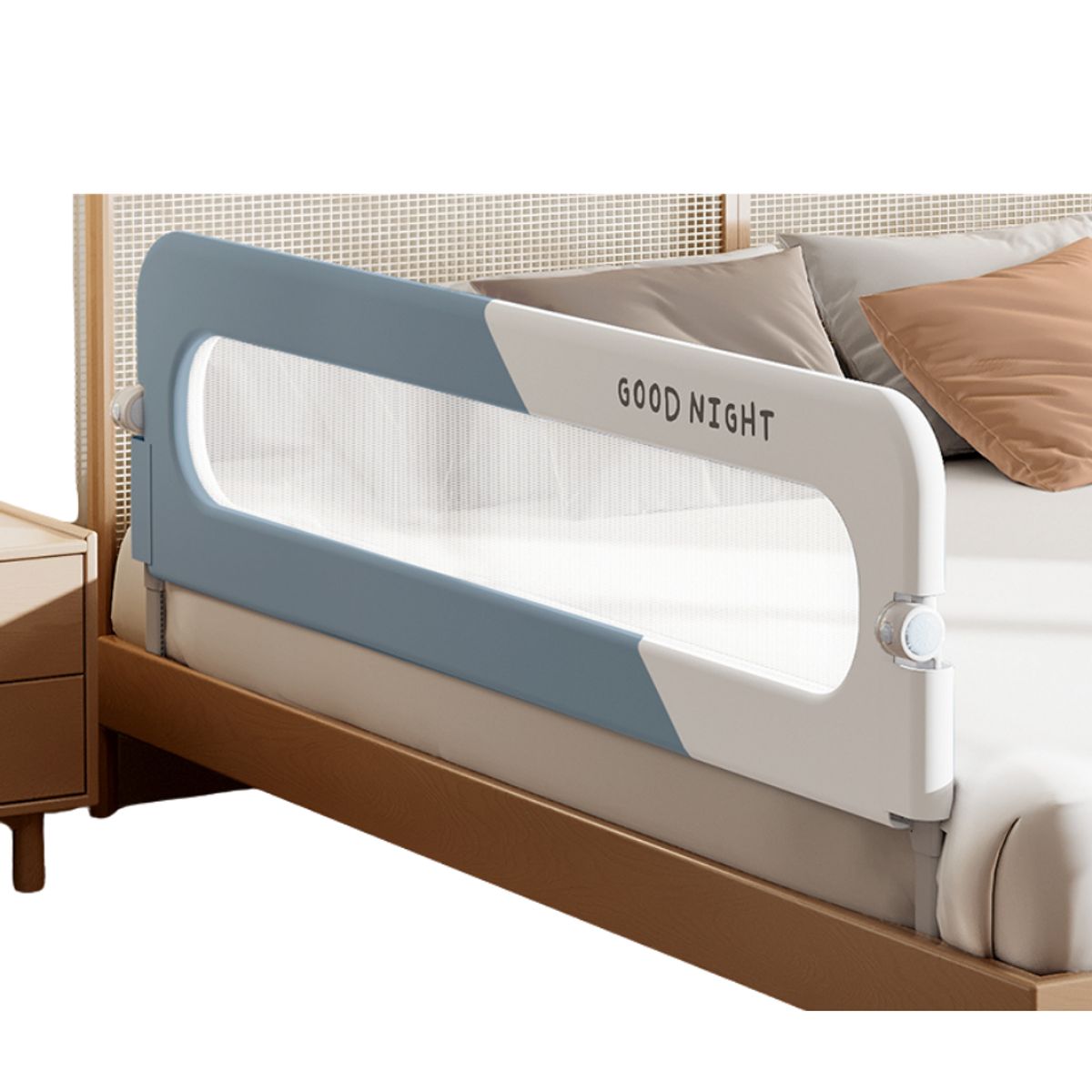 GENERICO - Baranda De Cama Seguridad Para Bebe Plegable 150 Cm