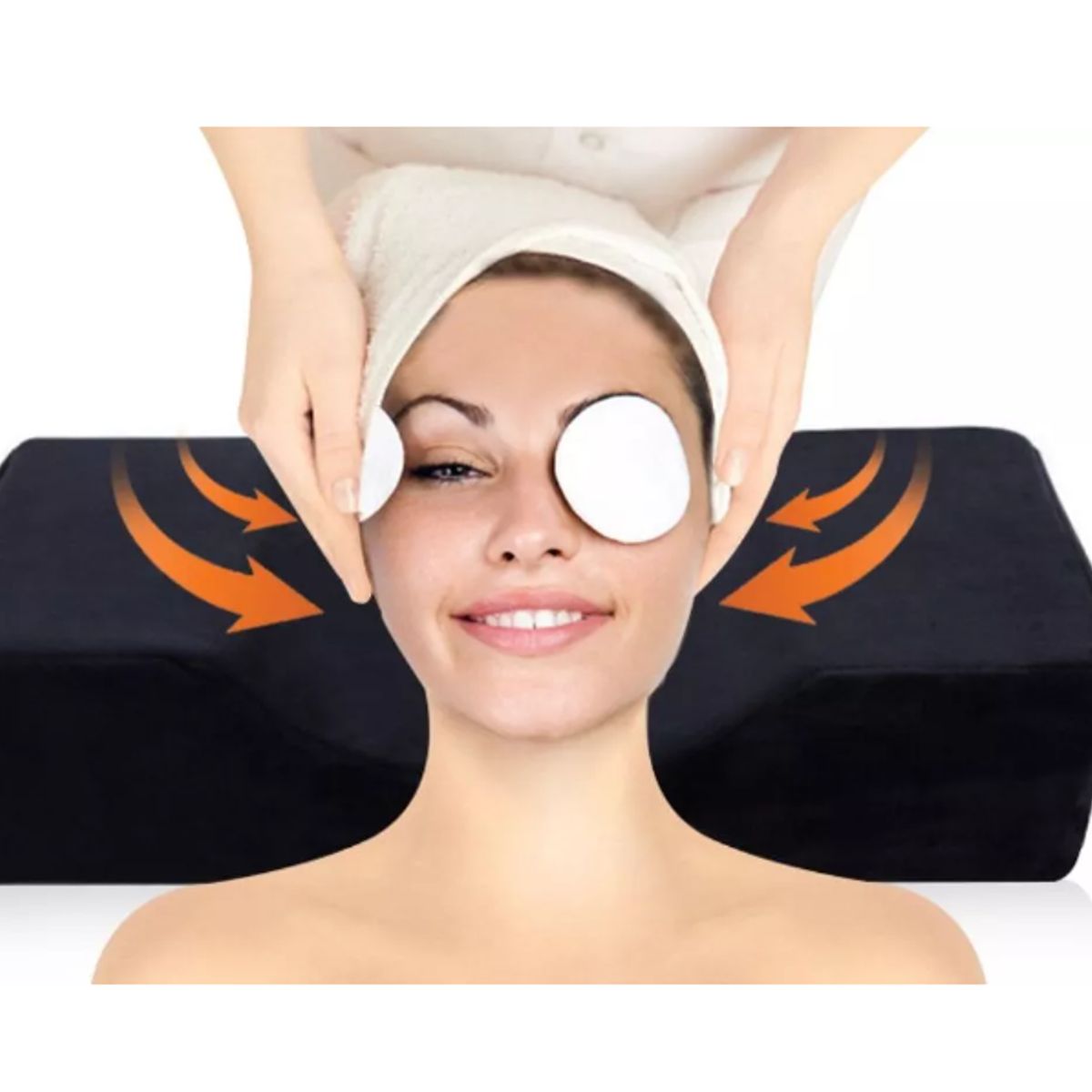 GENERICO - Cojin O Almohada Para Extensiones De Pestañas O Lashista Negro